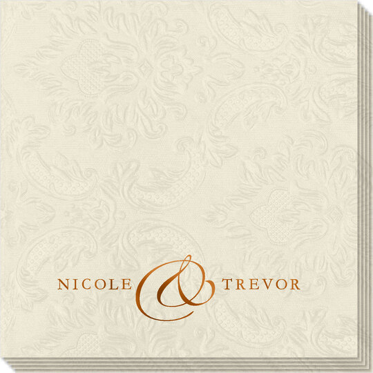 Elegant Ampersand Carte Napkins